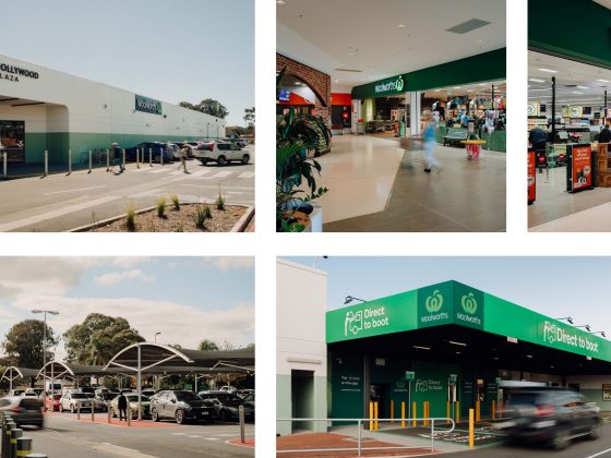Hollywood Plaza Shopping Centre - Woolworths reconfiguration, new mall entry and carpark upgrade.
